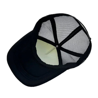Fashion Cute SpongeBobs Print Baseball Cap Cartoon Men Women Summer Sun Mesh Hat Anime Adjustbale Sunshade Golf Cap Trucker Hat