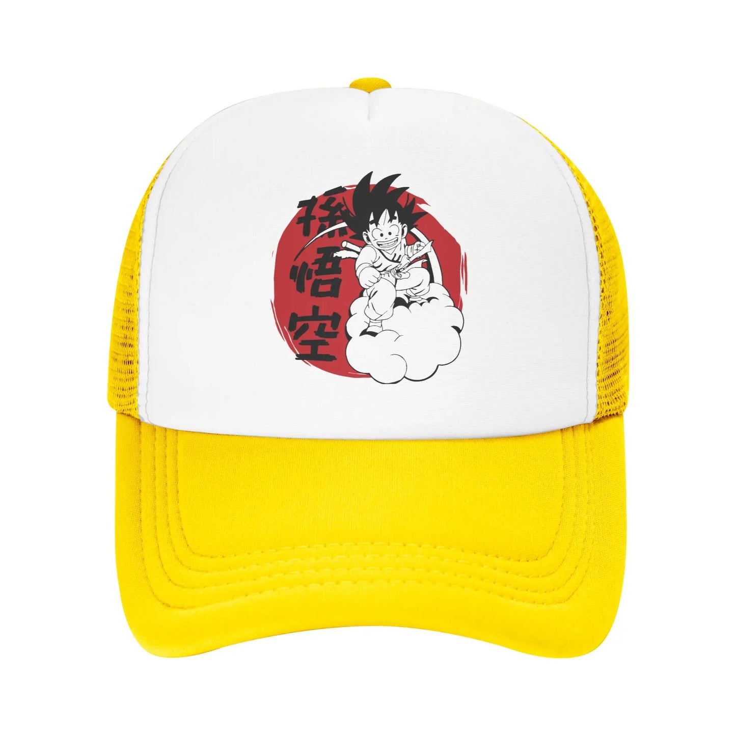 Son gohan D-Dragon Ball Z Trucker Hat Unisex Outdoor  Hats Trucker Worker Cap Trucker Cap Snapback Caps Mesh Baseball Caps