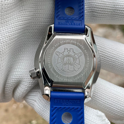STEELDIVE SD1968 44MM Ceramic Bezel Insert Stainless Steel Case 1000m Waterproof NH35 Dive Watch Automatic