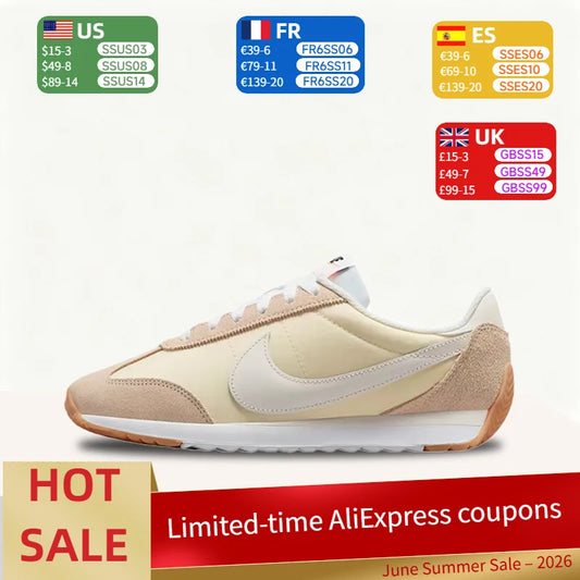 Nike Pacific udobne, svestrane, mekane, lagane, podstavljene niskokabelske lifestyle cipele za svakodnevnu upotrebu za žene HM4771-104