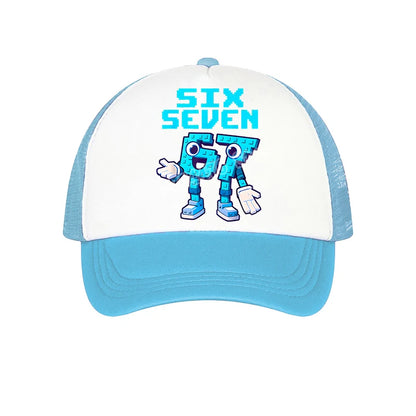 Steal A Brainrot 67 Baseball Cap Game Character Print Sun Hat Kids Adult Adjustable Peaked Caps Anime Fashion Summer Casual Hats