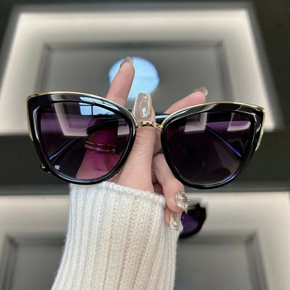 Vintage Cat Eye Sunglasses Women Men Fashion Retro Sun Glasses Female Male Designer Shades Mirror Outdoor Punk Oculos De Sol