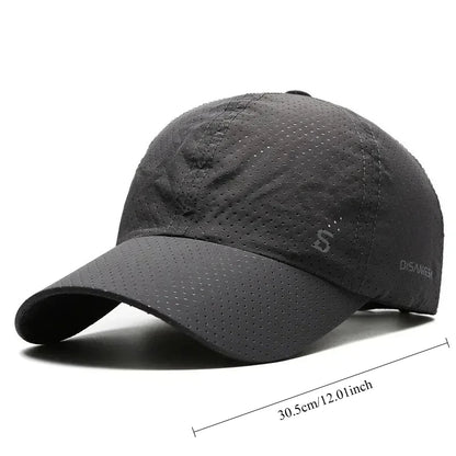 Original Design Running Cap Thin Quick Drying Breathable Duck Tongue Outdoor Men's Sun Summer Fishing Avisor Baseball Cap