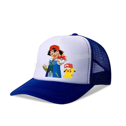 Pokemons Baseball Cap Pikachu Charizard Gengar Anime Peaked Hat Kid Adult Summer Outdoor Sport Hats Boy Casual Fashion Cap Gift