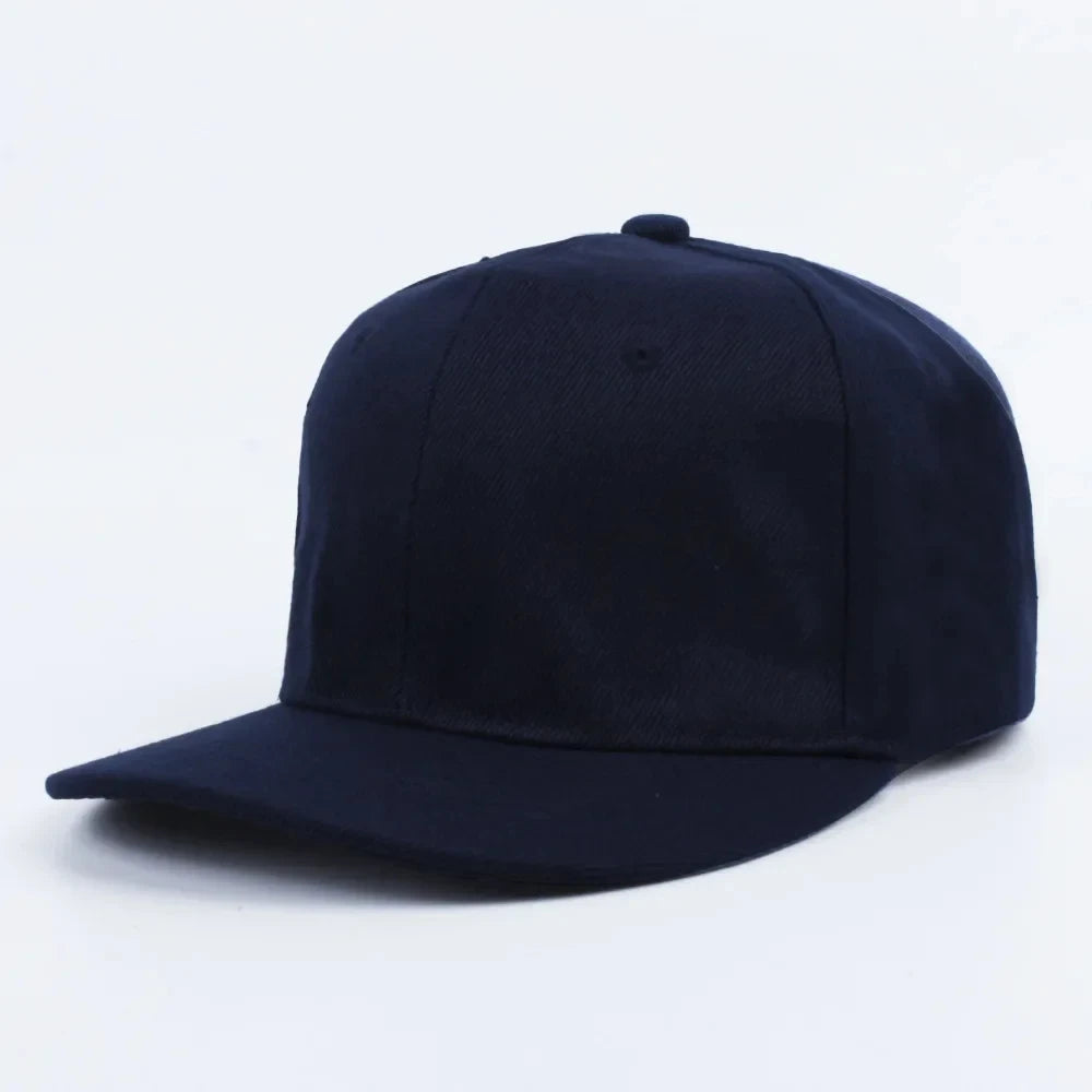 Unisex Cap Acrylic Plain Snapback Hat High Quality Adult Hip Hop Baseball Caps for Men Women Outdoor Leisure Baseball Flat Hat