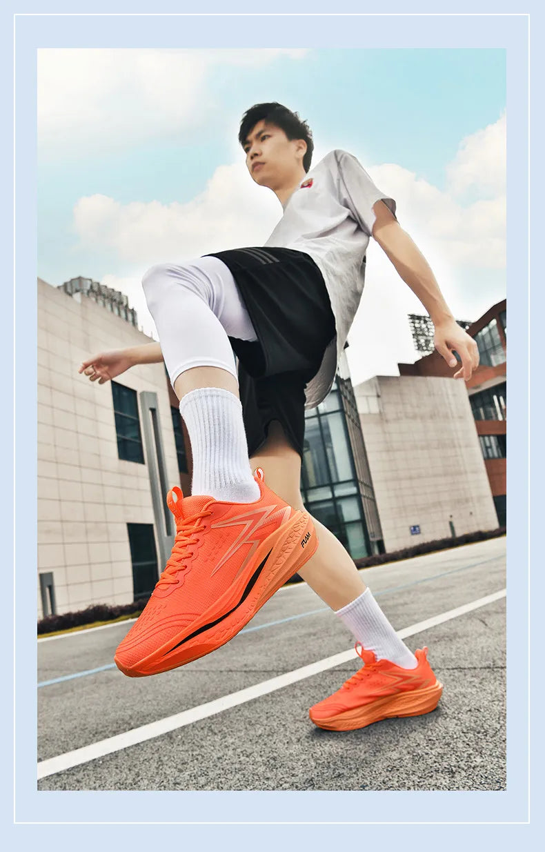 Running Shoes Carbon Board Speciality Marathon Men Sports Breathable Lightweight Women's Comfortable Athletic Nonskid Sneakers