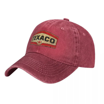 Olja och gas Texaco Klassisk T-shirt Cowboyhatt Westernhatt Damhattar för solskydd Herrhattar