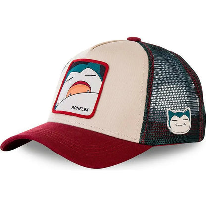 Pokemon Pikachu Gengar Psyduck Snorlax Baseball Cap Anime Figure High Quality Adjustable Cartoon Sports Hat Creative Gifts