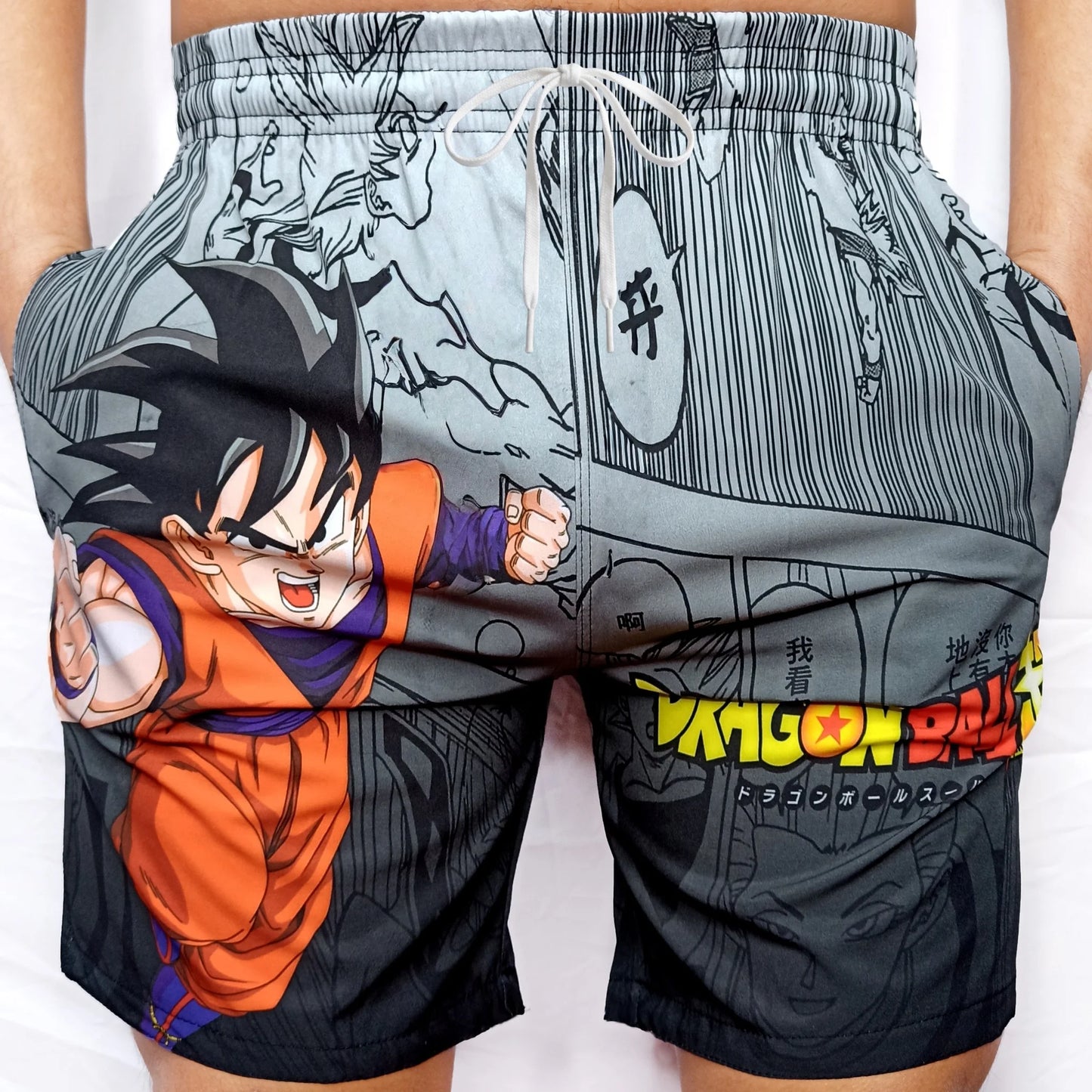 2026 Summer Dragon Ball GokuVegeta Summer Creative Casual Pants Large Size Anime Character Peripheral Quick Dry Casual Shorts