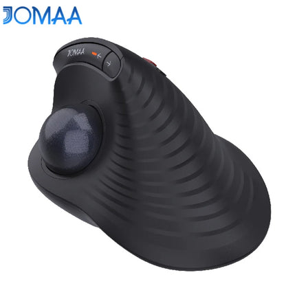 JOMAA Speed Roller-trackballmuis, draadloze duimbediende muis, stille klik, oplaadbare ergonomische trackballmuis