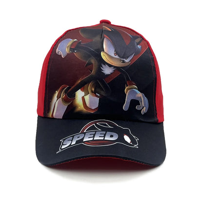 50-54cm Children's Sonic Cartoon Baseball Cap Anime Hedgehog ShadowTails Knuckles Character Sun Protection Cap Accessory Gifts