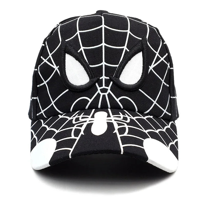 Marvel Spider-Man Anime Figure Baseball Cap Cotton Peaked Hat Student Men Lady Cartoon Outdoor Sunshade Dress Up Birthday Gift