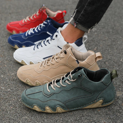 Scarpe casual da uomo, comode, in pelle di alta qualità, alla moda, casual, mocassini, scarpe sportive da passeggio, scarpe firmate Facon
