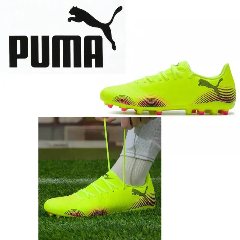 2026 new PUMA Mens MG Cleat Soccer Shoes 108376-03 Synthetic Leather Control Texture Football Boots