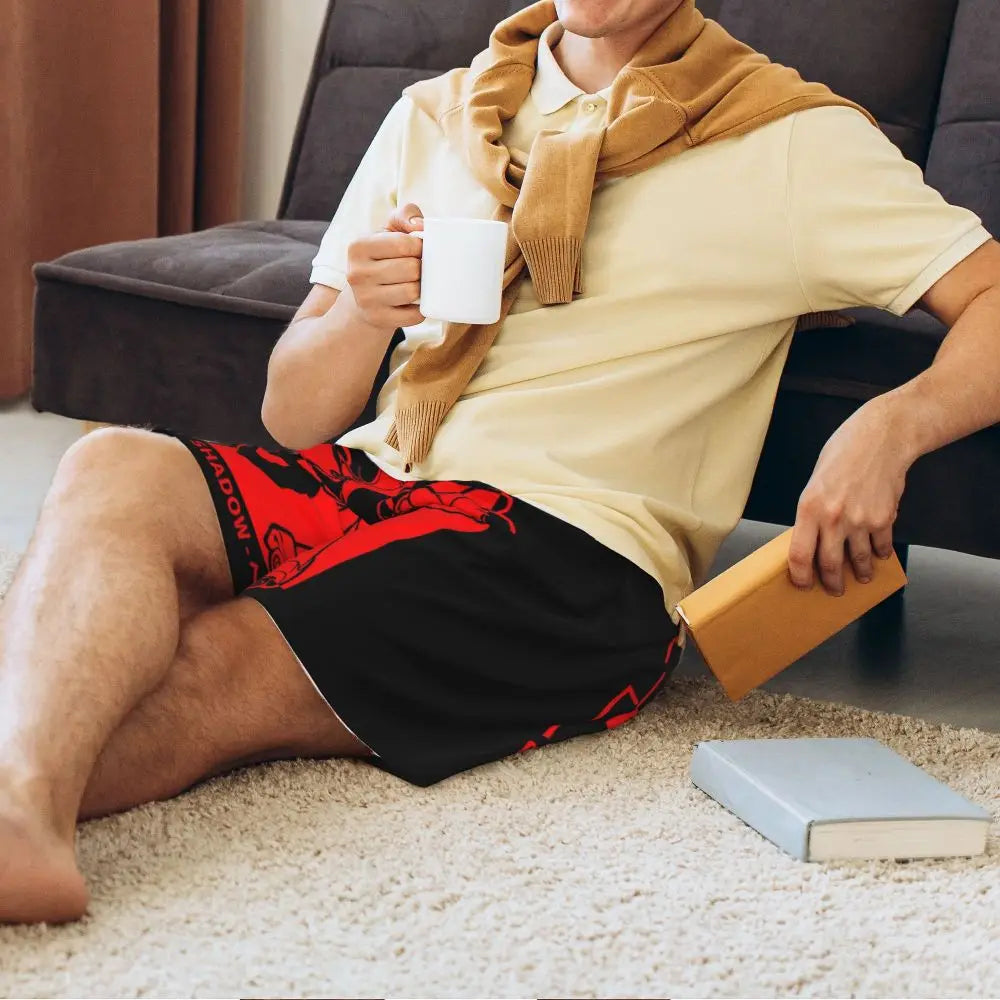 Custom Cock Shadow The Hedgehog Meme Short Pajama Pants Men Sleepwear Sleep Lounge Bottom Shorts Sleeping Pants