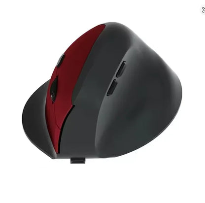 Trådløs mus Bluetooth 5.0 2.4G ergonomisk 4000DPI med 6 lydløse knapper til MacBook, tablet, bærbare computere, computer og PC
