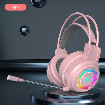 Casque de jeu Microphone antibruit jeu e-sports 7.1 son Surround stéréo casque filaire pour PS5 Xbox One film musique