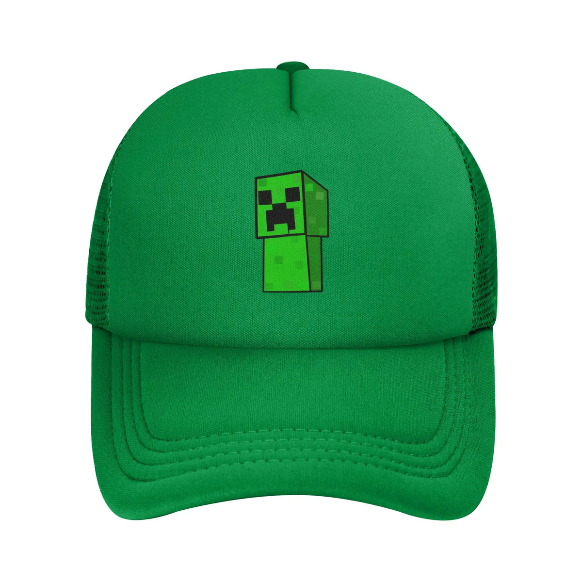 Vuxen Creepers stor urtavla videospel-trucker-keps nätbaseballkeps polyesterhatt solhatt justerbar racingkeps sommar