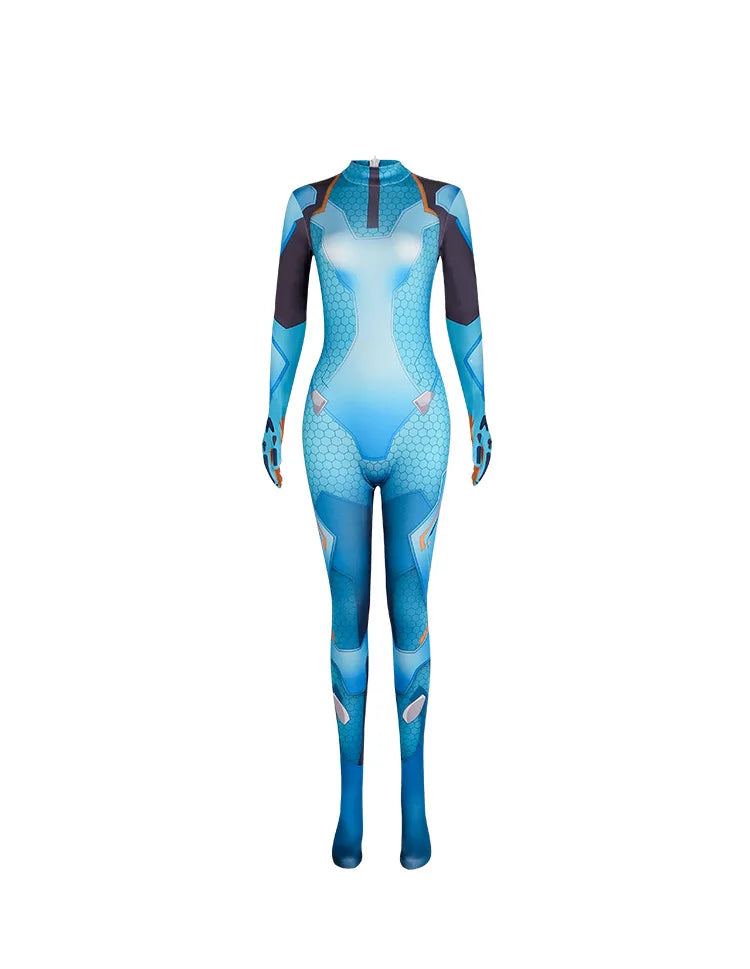 Game Overwatch 2 Juno-cosplaykostuum met pruik, compleet setje, supportheldenkleding, Halloween- en carnavalsoutfit, Juno Teo Minh, dames en meisjes