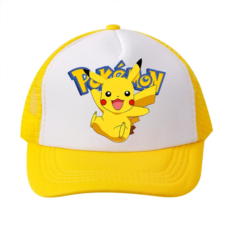 Pokemons Baseball Cap Pikachu Charizard Gengar Anime Peaked Hat Kid Adult Summer Outdoor Sport Hats Boy Casual Fashion Cap Gift