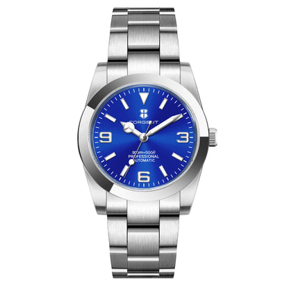 36/39mm Corgeut Luxury NH35 Miyota8215 Automatic Mechanical Wristwatches Numbers Men Watch Sapphire Crystal 10bars Reloj Hombre