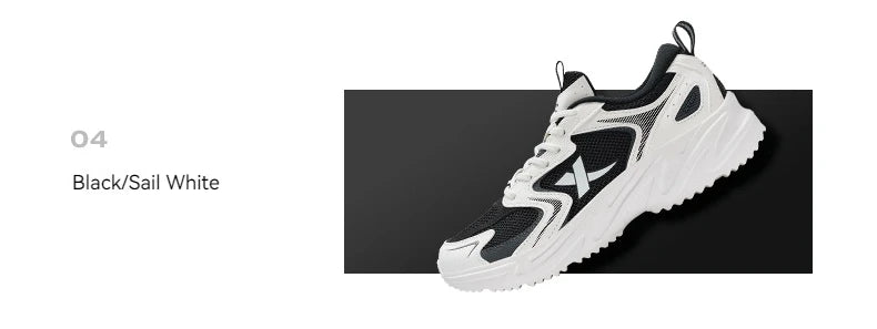 Xtep Casual Shoes For Men Summer Durability Men's Sports Shoes Wear-Resistant Lace Up Non-Slip Outdoor Shoes 876219320026