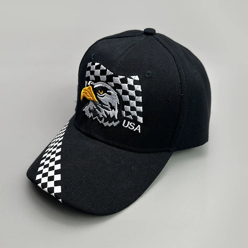 Ear of wheat Eagle Embroidery Baseball Hats New Men Women Fashion Breathable Sunshade Snapback Hardtop Caps Versatile Street ins