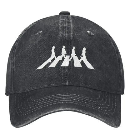 Minimalistic Abbey Road B-Beatles Baseball Cap Accessories for Men Women Fashion Headwear Trucker Hats Adjustable Fit