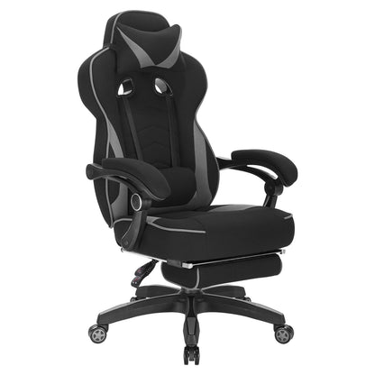 WOLTU Swivel  Gaming Racing Chair Desk Office Computer Chair Sports Seat with Headrest Lumbar Cushion Footrest Gamer Chair