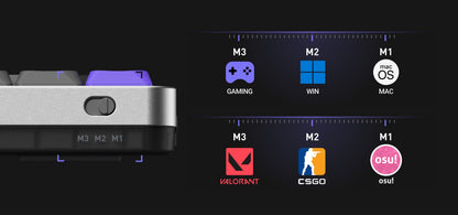 NuPhy Air60 HE Magnetic Switch Gaming Keyboard